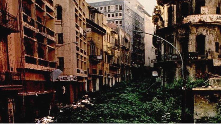 Beyrut: İç Savaş’ın ardından otlar bürüyen “Yeşil Hat”.