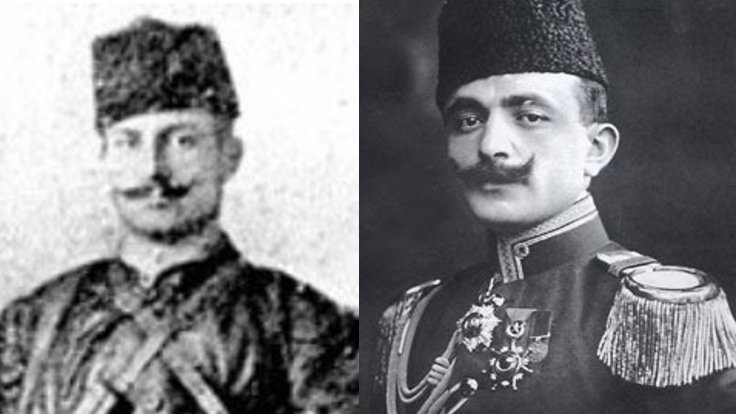 Yakup Cemil (solda) ve Enver Paşa (sağda)